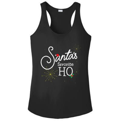 SantaS Favorite Ho Funny Christmas Cheeky Do It For Ho Ladies PosiCharge Competitor Racerback Tank