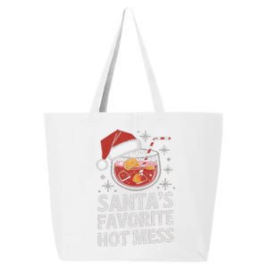 SantaS Favorite Hot Mess Christmas Xmas Drink 25L Jumbo Tote