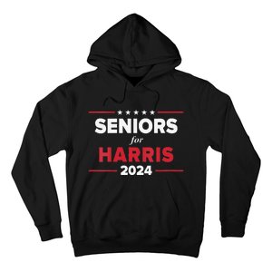 Seniors For Harris 2024 Kamala Harris For President Hoodie