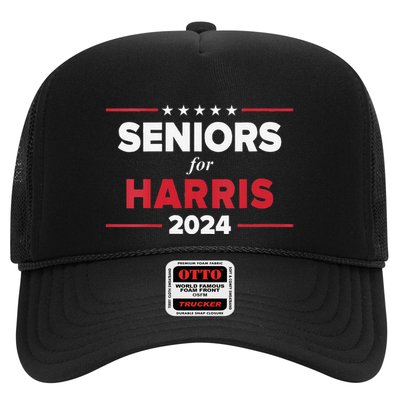 Seniors For Harris 2024 Kamala Harris For President Trucker Hat