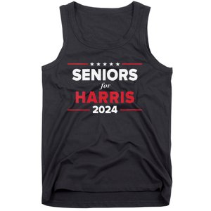 Seniors For Harris 2024 Kamala Harris For President Tank Top