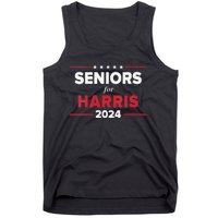 Seniors For Harris 2024 Kamala Harris For President Tank Top