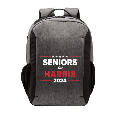 Seniors For Harris 2024 Kamala Harris For President Vector Backpack