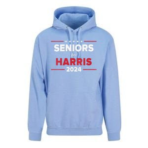 Seniors For Harris 2024 Kamala Harris For President Unisex Surf Hoodie