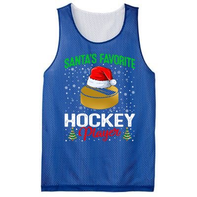 Santas Favorite Hockey Player Matching Family Christmas Meaningful Gift Mesh Reversible Basketball Jersey Tank