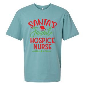 Santas Favorite Hospice Nurse Christmas Cool Sueded Cloud Jersey T-Shirt