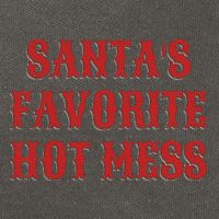SantaS Favorite Hot Mess Cotton Canvas Backpack