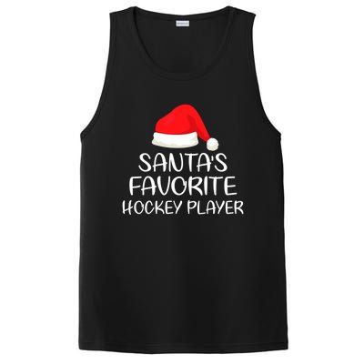 SantaS Favorite Hockey Player Matching Family Xmas Great Gift PosiCharge Competitor Tank