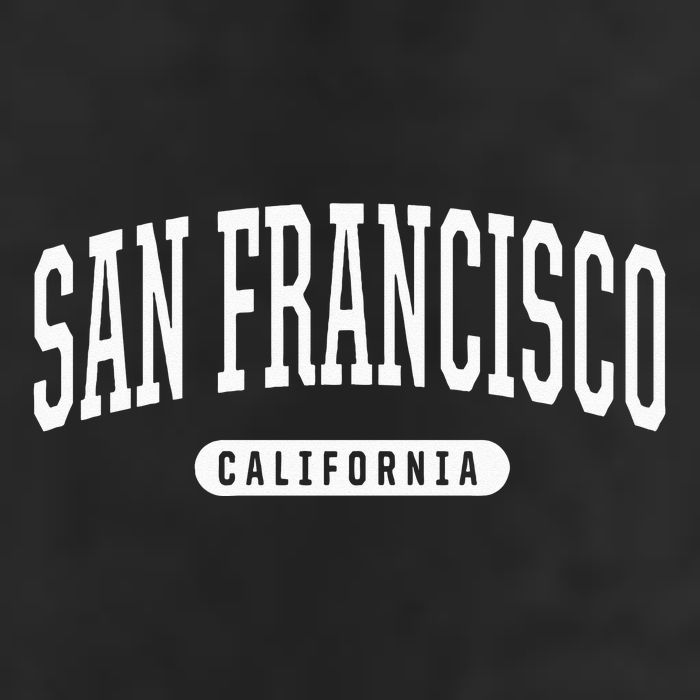 San Francisco Hoodie Swea College University Style Adult Drive Performance Visor