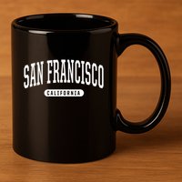 San Francisco Hoodie Swea College University Style 11oz C Handle Ceramic Mug