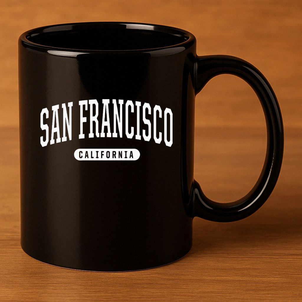 San Francisco Hoodie Swea College University Style 11oz C Handle Ceramic Mug