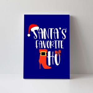 SantaS Favorite Ho Inappropriate Christmas Gift Canvas