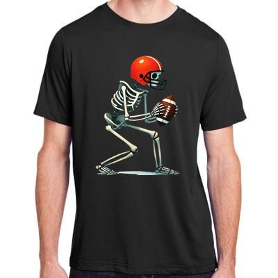 Skeleton Football Halloween Costume Adult ChromaSoft Performance T-Shirt