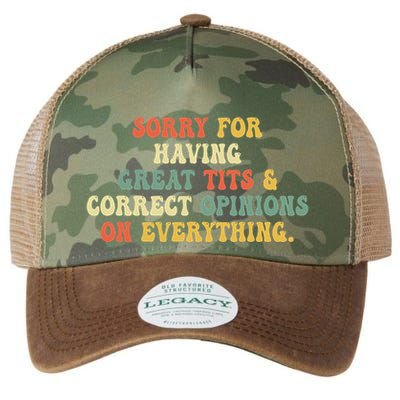 Sorry For Having Great Tits And Correct Opinions On Legacy Tie Dye Trucker Hat