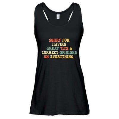 Sorry For Having Great Tits And Correct Opinions On Ladies Essential Flowy Tank