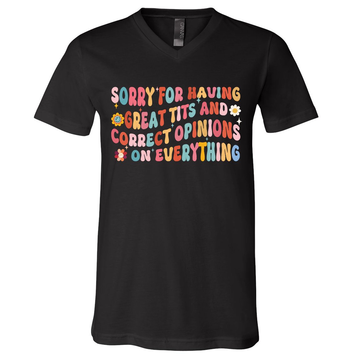 Sorry For Having Great Tits And Correct Opinions On Everything V-Neck T-Shirt