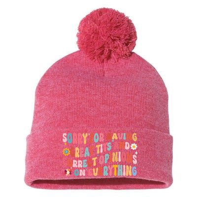 Sorry For Having Great Tits And Correct Opinions On Everything Pom Pom 12in Knit Beanie