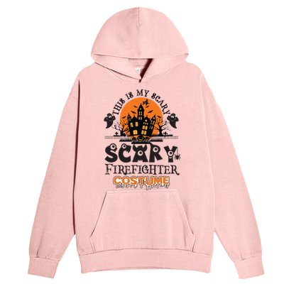 Scary Firefighter Halloween Costume Gift Urban Pullover Hoodie