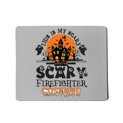 Scary Firefighter Halloween Costume Gift Mousepad