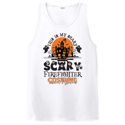 Scary Firefighter Halloween Costume Gift PosiCharge Competitor Tank