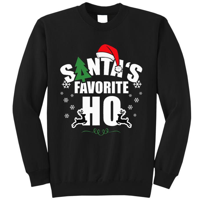 SantaS Favorite Ho Christmas Funny Saying Sweatshirt