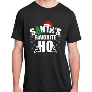 SantaS Favorite Ho Christmas Funny Saying Adult ChromaSoft Performance T-Shirt