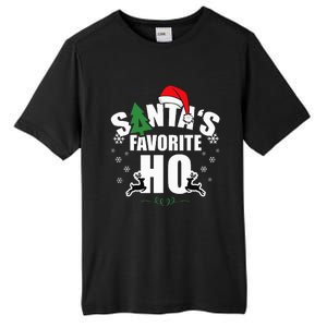 SantaS Favorite Ho Christmas Funny Saying Tall Fusion ChromaSoft Performance T-Shirt