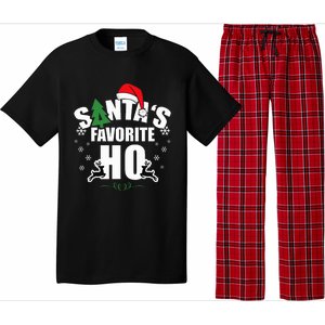 SantaS Favorite Ho Christmas Funny Saying Pajama Set