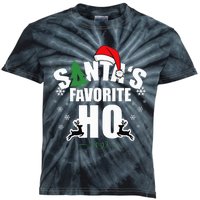 SantaS Favorite Ho Christmas Funny Saying Kids Tie-Dye T-Shirt