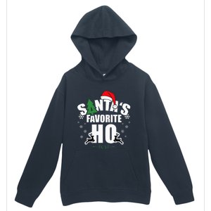 SantaS Favorite Ho Christmas Funny Saying Urban Pullover Hoodie