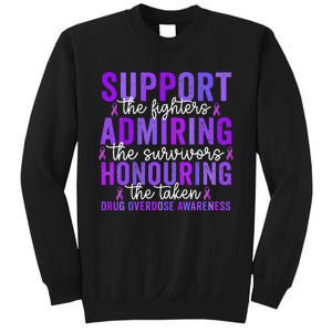 Support Fighters Honouring Taken Drug Overdose Awareness Gift Sweatshirt