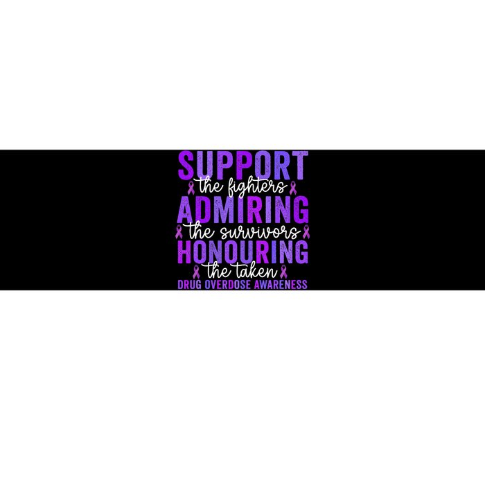 Support Fighters Honouring Taken Drug Overdose Awareness Gift Bumper Sticker