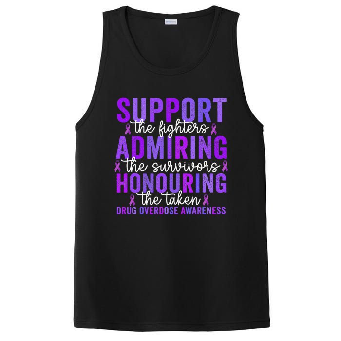 Support Fighters Honouring Taken Drug Overdose Awareness Gift PosiCharge Competitor Tank