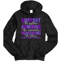 Support Fighters Honouring Taken Drug Overdose Awareness Gift Tie Dye Hoodie