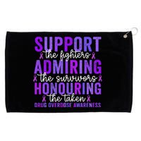 Support Fighters Honouring Taken Drug Overdose Awareness Gift Grommeted Golf Towel