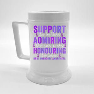 Support Fighters Honouring Taken Drug Overdose Awareness Gift Beer Stein