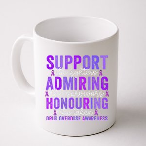 Support Fighters Honouring Taken Drug Overdose Awareness Gift Coffee Mug