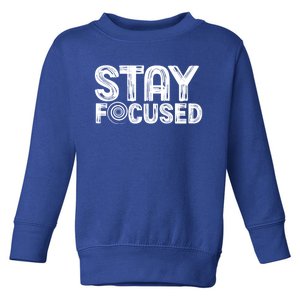 Stay Focused Hypnotic Illusion Hypnosis Gift Toddler Sweatshirt