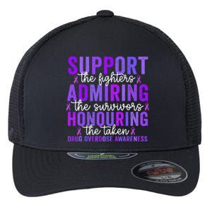 Support Fighters Honouring Taken Drug Overdose Awareness Flexfit Unipanel Trucker Cap