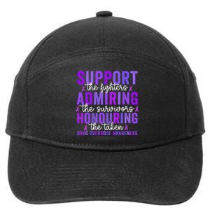 Support Fighters Honouring Taken Drug Overdose Awareness 7-Panel Snapback Hat