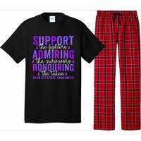 Support Fighters Honouring Taken Drug Overdose Awareness Pajama Set