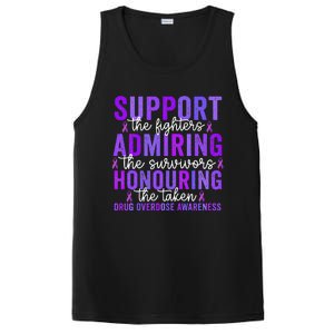 Support Fighters Honouring Taken Drug Overdose Awareness PosiCharge Competitor Tank