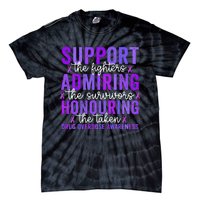 Support Fighters Honouring Taken Drug Overdose Awareness Tie-Dye T-Shirt