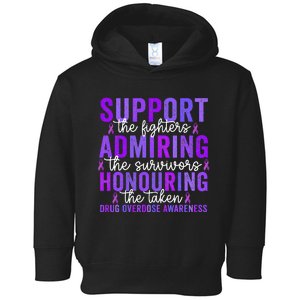 Support Fighters Honouring Taken Drug Overdose Awareness Toddler Hoodie