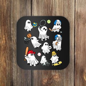 Sports Funny Halloween Collection Of Many Cute Baby Ghosts Gift Coaster