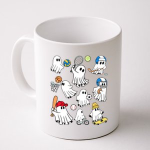 Sports Funny Halloween Collection Of Many Cute Baby Ghosts Gift Coffee Mug