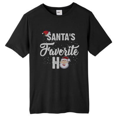 Santas Favorite Ho Funny Christmas Gift Tall Fusion ChromaSoft Performance T-Shirt