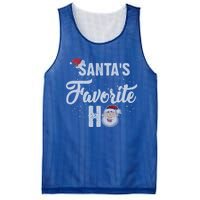 Santas Favorite Ho Funny Christmas Gift Mesh Reversible Basketball Jersey Tank