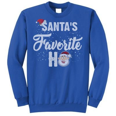 Santas Favorite Ho Funny Christmas Gift Tall Sweatshirt