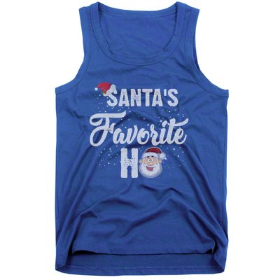 Santas Favorite Ho Funny Christmas Gift Tank Top